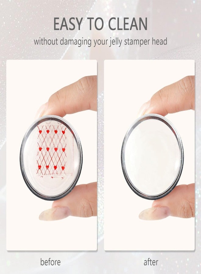 Furtherpretty Nail Stamper Sticky Cleaner Roll with Case, Adhesive Paper Stickers for Stamping Gel Polish Removal, Lint Roll Cleaning Sheets, Nail Stamper Accessories Manicure Salon Supplies (Pink) - Image 5